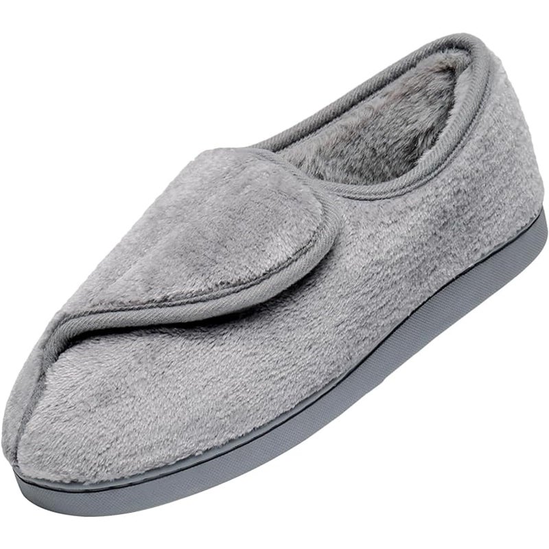 Git-up Women Soft wide Slippers Memory Foam Closed Toed Diabetic Arthritis Edema House Slippers - Image 1